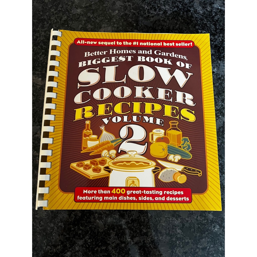 Better Homes and Gardens Slow Cooker‎ Recipes Cookbook Volume 2 Spiral 2006